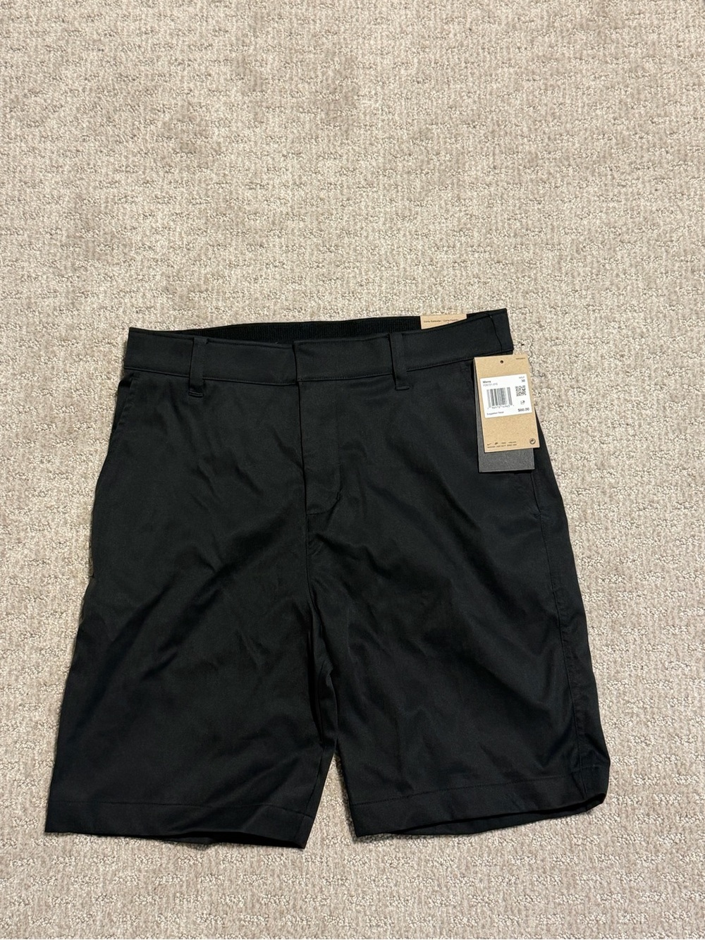 Men's black Nike golf shorts